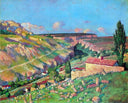 Bakhchisaray by Ilya Mashkov — urban oil painting wall art, Impressionism