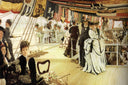 Ball on Shipboard by James Tissot — hand-painted cultural oil painting reproduction on canvas
