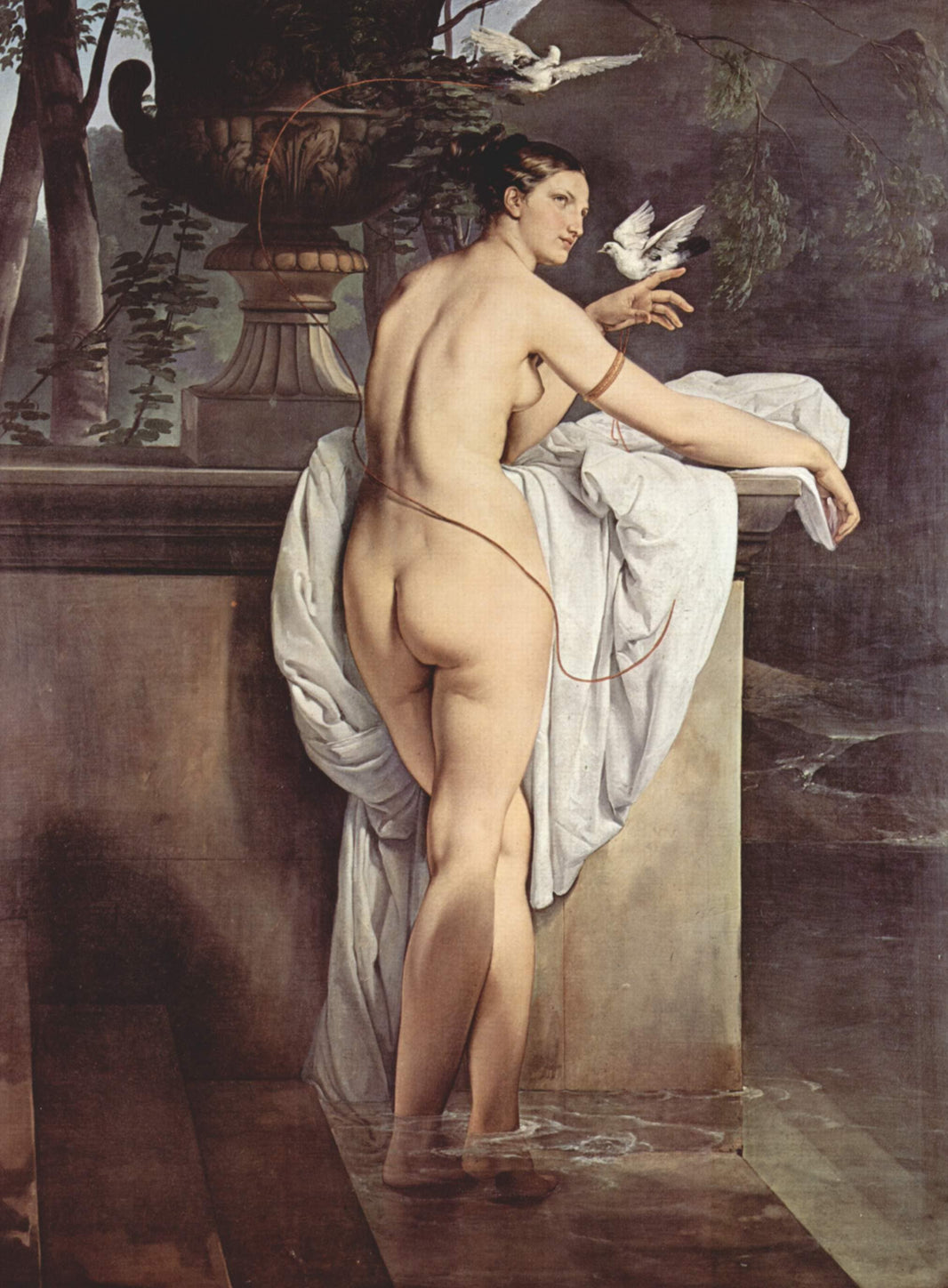 Ballerina Carlotta Chabert as Venus by Francesco Hayez — hand-painted cultural oil painting reproduction on canvas