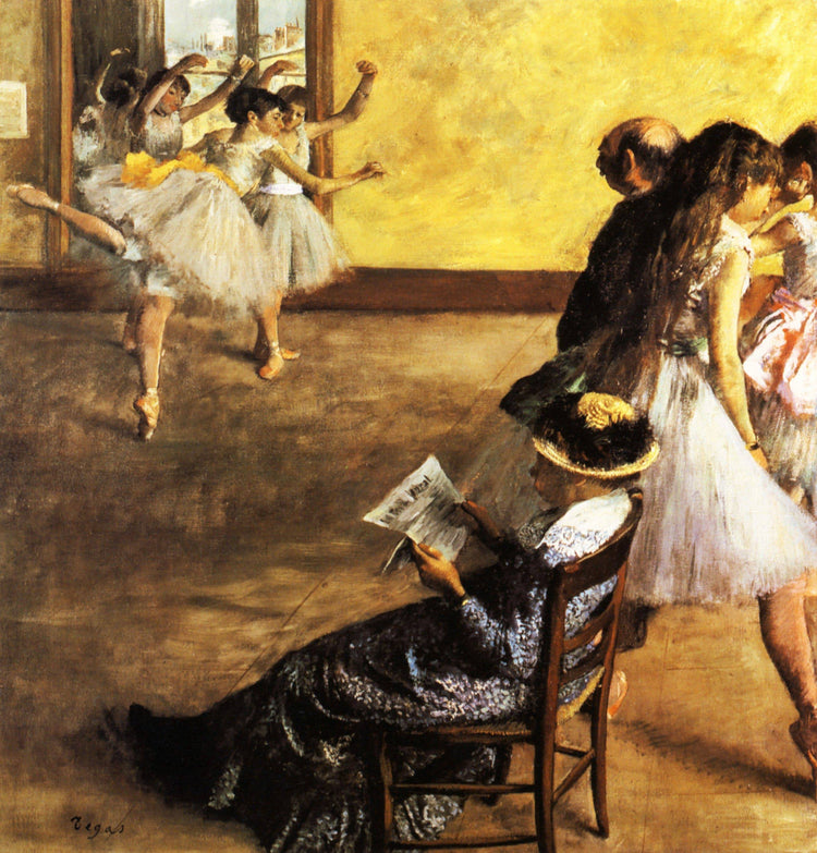 Ballet Class, the Dance Hall - Edgar Degas