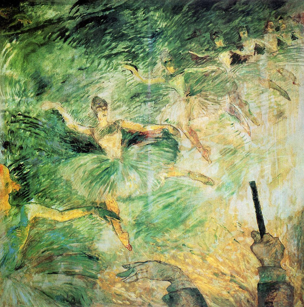 Ballet Dancers by Henri de Toulouse-Lautrec — hand-painted landscape oil painting reproduction on canvas