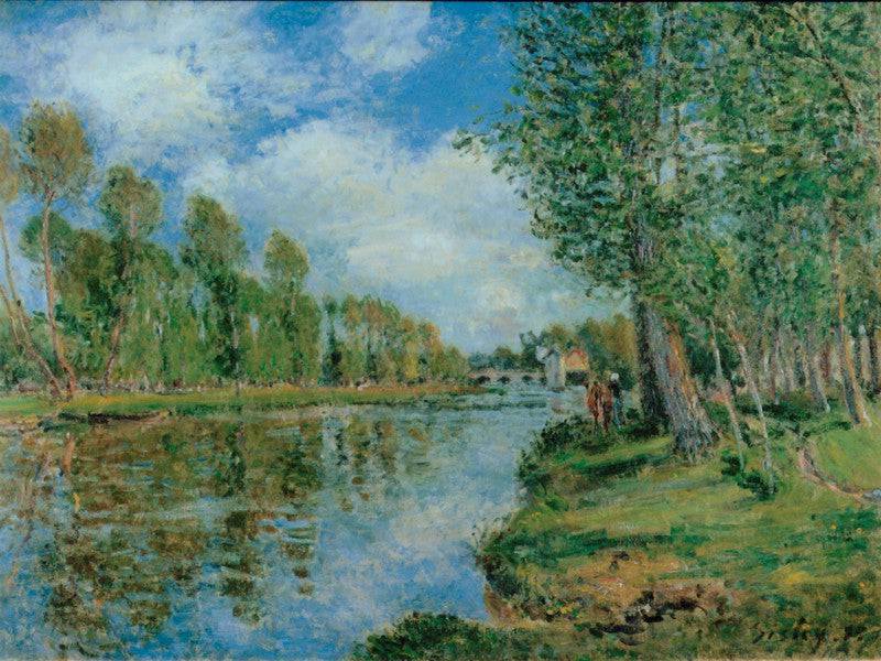 Banks of the Loing - Alfred Sisley