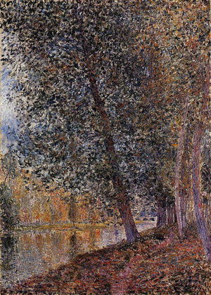 Banks of the Loing, Autumn - Alfred Sisley