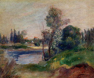 Banks of the River - Pierre-Auguste Renoir