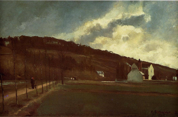 Banks of the river Marne in winter