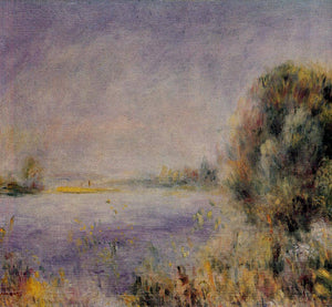 Banks of the River - Pierre-Auguste Renoir