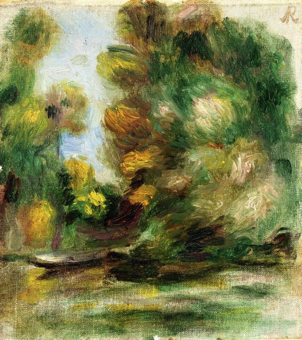 Banks of the River - Pierre-Auguste Renoir