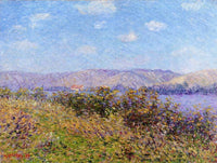 Banks of the Seine in Summer, Tournedos sur Seine by Gustave Loiseau — hand-painted botanical oil painting reproduction on canvas