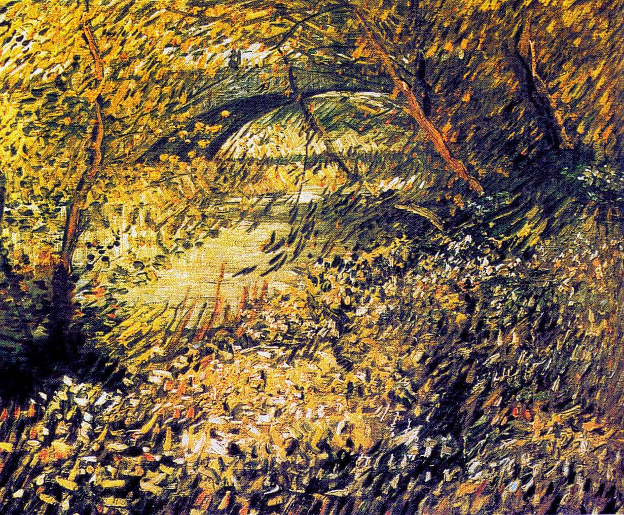 Banks of the Seine in the spring