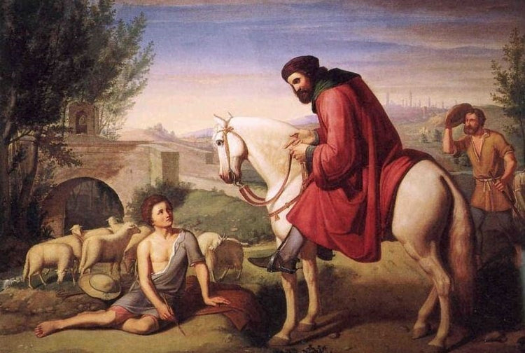 Domenico, son of Pacio, colonist found drawing sheep by his master Beccafumi, from whom he then had the surname - Cristiano Banti