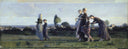 Straw workers from Val d'Elsa by Cristiano Banti, field oil painting wall art, Realism