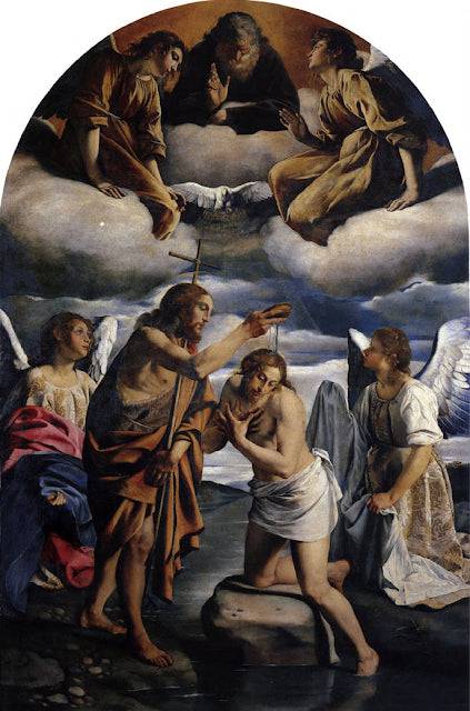 Baptism of Christ - Orazio Gentileschi