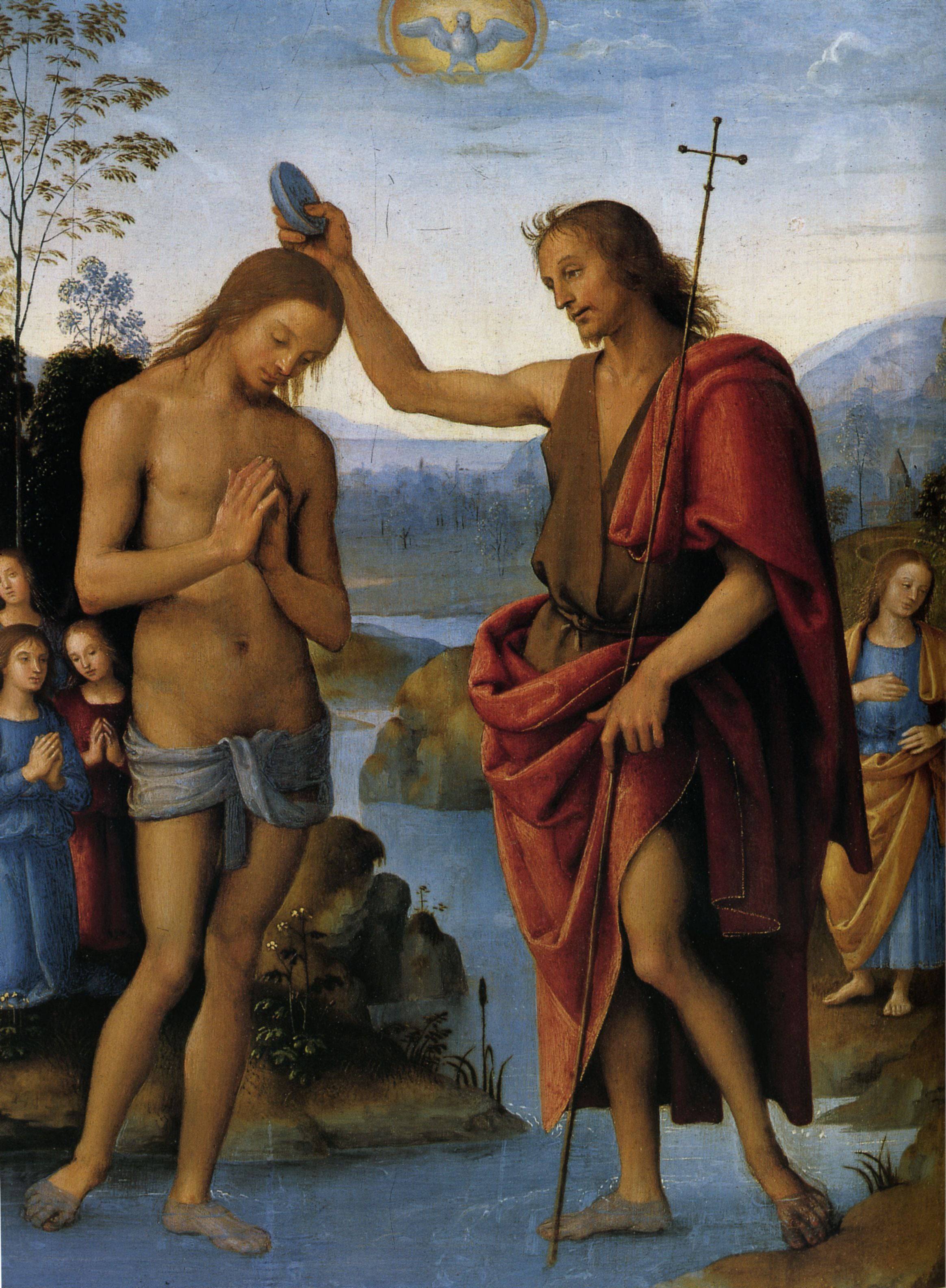 Baptism of Christ - Pietro Perugino