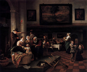 Baptism - Jan Steen