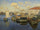 Barges in Novgorod in kitchen