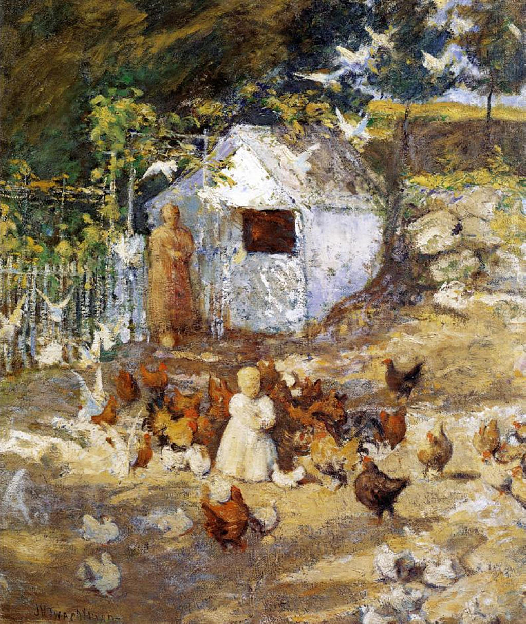 Barnyard - John Henry Twachtman