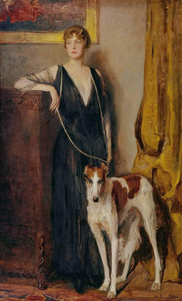 Baroness Kitty Rothschild by John Quincy Adams — hand-painted animal oil painting reproduction on canvas