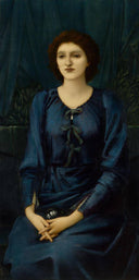 Baronne Deslandes by Edward Burne-Jones, male oil painting wall art, Romanticism