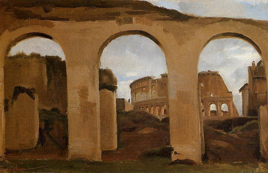 Basilica of Constantine - Camille Corot