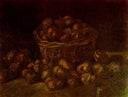 Basket of Potatoes by Vincent van Gogh — hand-painted photography oil painting reproduction on canvas