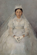 The Communicant by Jules Bastien-Lepage — hand-painted portrait oil painting reproduction on canvas