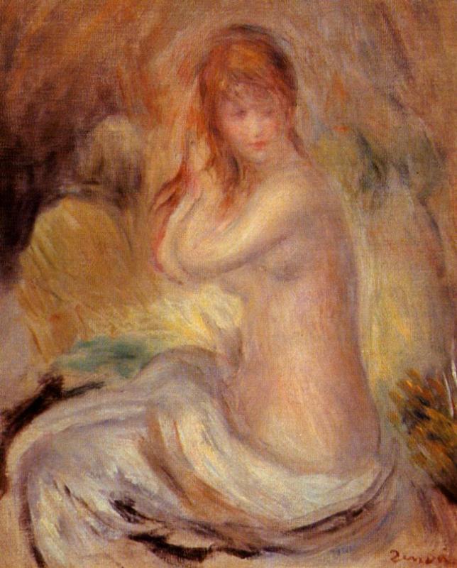 Bather - Pierre-Auguste Renoir