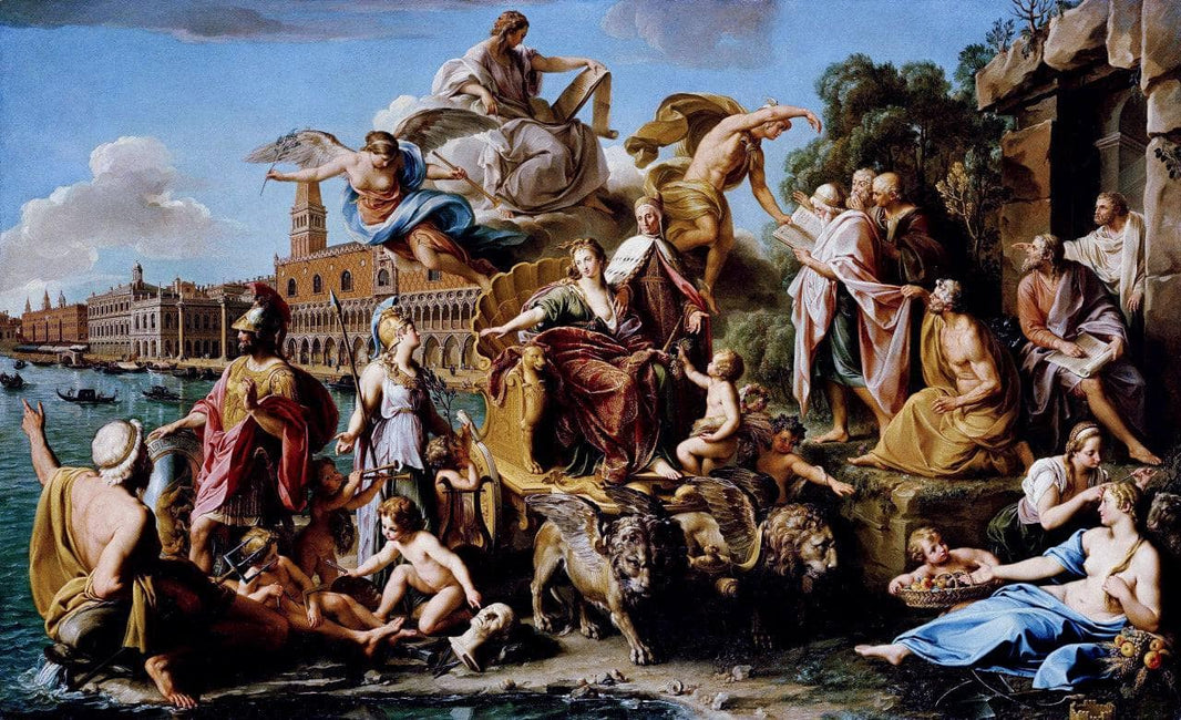 The Triumph of Venice by Pompeo Batoni — hand-painted cultural oil painting reproduction on canvas