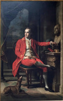 Portrait of Thomas Estcourt, Esquire by Pompeo Batoni — male oil painting wall art, Rococo