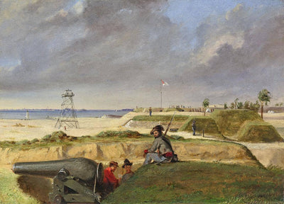 Battery Rutledge, Dec. 3, 1864 by Conrad Wise Chapman — oil painting reproduction