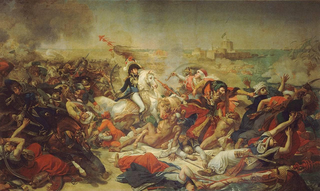 Battle of Aboukir, July 25, 1799 by Antoine-Jean Gros — hand-painted cultural oil painting reproduction on canvas