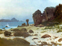 Bay of Monterey by Albert Bierstadt — hand-painted landscape oil painting reproduction on canvas