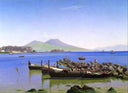 Bay of Naples by Christen Kobke — seascapes oil painting wall art, Romanticism