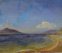 Bay. Vyko by Nikolai Ge — hand-painted landscape oil painting reproduction on canvas