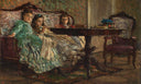 Portrait of the Laskaraki sisters by Giovanni Boldini — male oil painting wall art, Impressionism