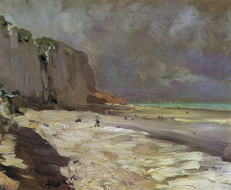 Beach at Dieppe - Konstantin Korovin