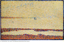 Beach at Gravelines by Georges Seurat — seascapes oil painting wall art, Pointillism