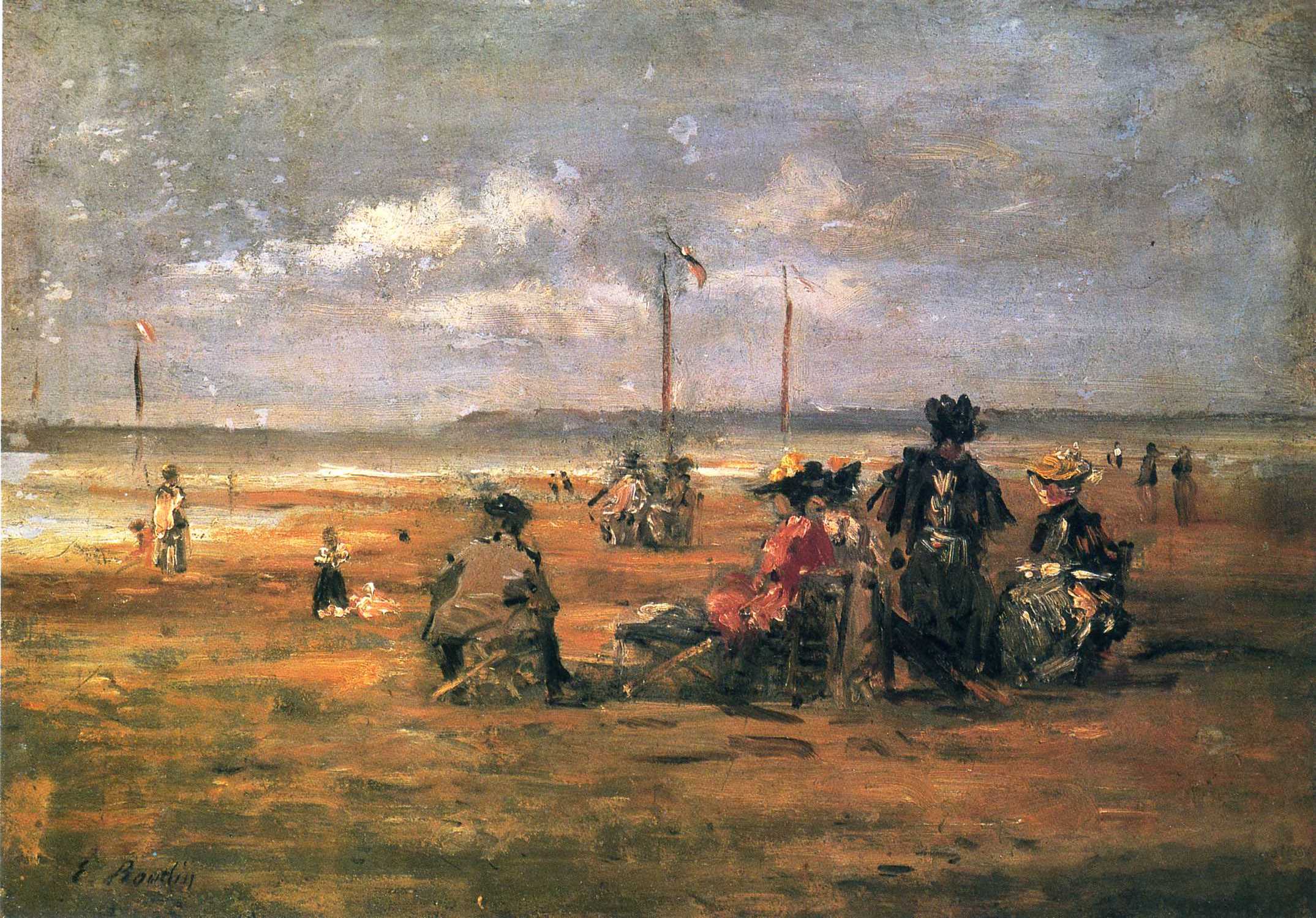 Beach Scene - Eugene Boudin