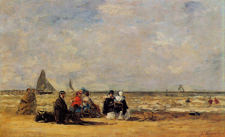 Beach Scene - Eugene Boudin