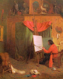Self Portrait in the Studio by William Holbrook Beard — hand-painted still oil painting reproduction on canvas
