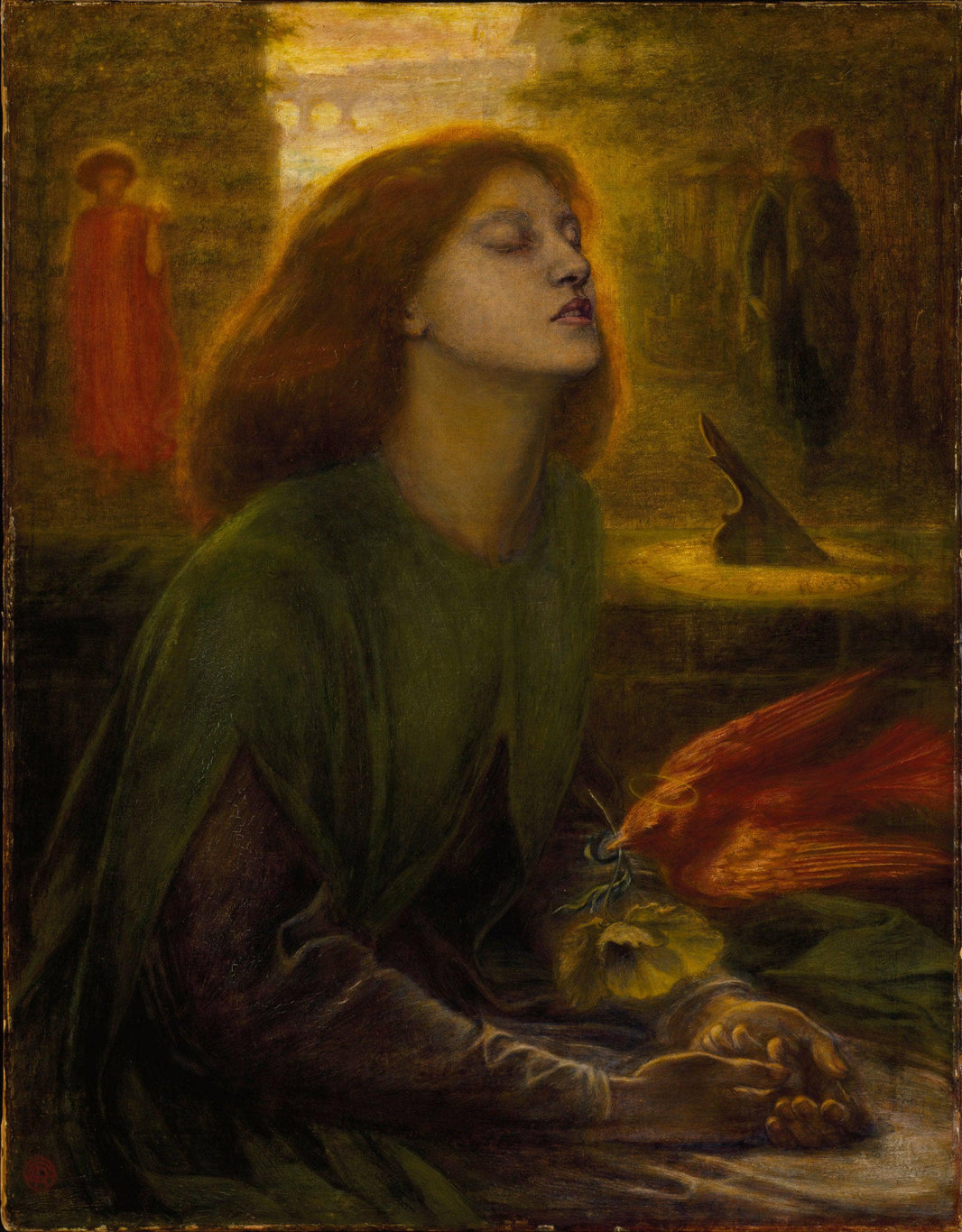Beata Beatrix by Dante Gabriel Rossetti — hand-painted portrait oil painting reproduction on canvas