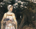 Beatrice by John William Waterhouse — female oil painting wall art, Romanticism