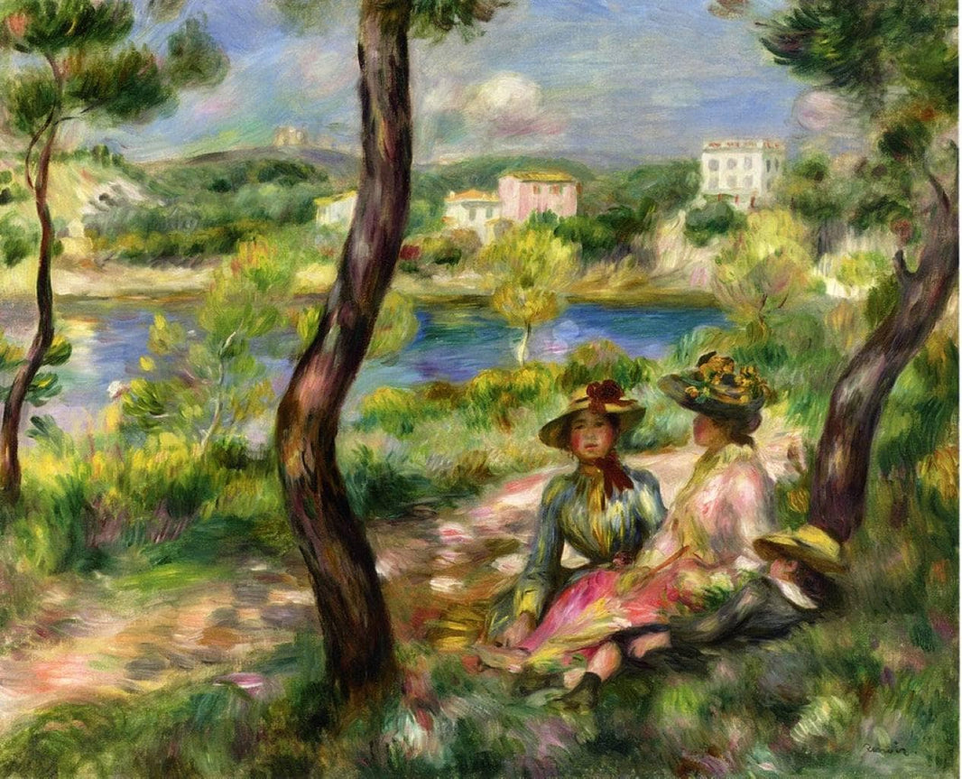 Beaulieu by Pierre-Auguste Renoir — hand-painted botanical oil painting reproduction on canvas