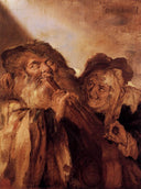 Beautiful and Ugly by Adriaen van de Venne — hand-painted portrait oil painting reproduction on canvas