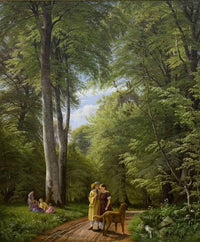 Beech forest in May. Motif from Iselingen