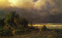 Before a Thunderstorm by Fyodor Vasilyev — rural oil painting wall art, Realism