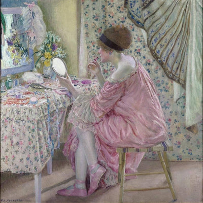 Before Her Appearance by Frederick Carl Frieseke — oil painting reproduction