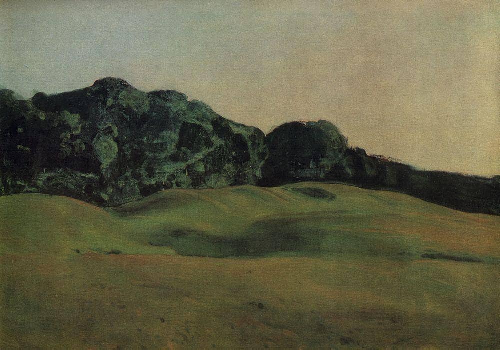 Before Sunset by Konstantin Somov — hand-painted eco oil painting reproduction on canvas