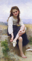 Before The Bath by William-Adolphe Bouguereau — female oil painting wall art, Naturalism