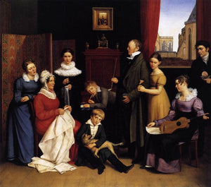 Begas with Family - Carl Joseph Begas