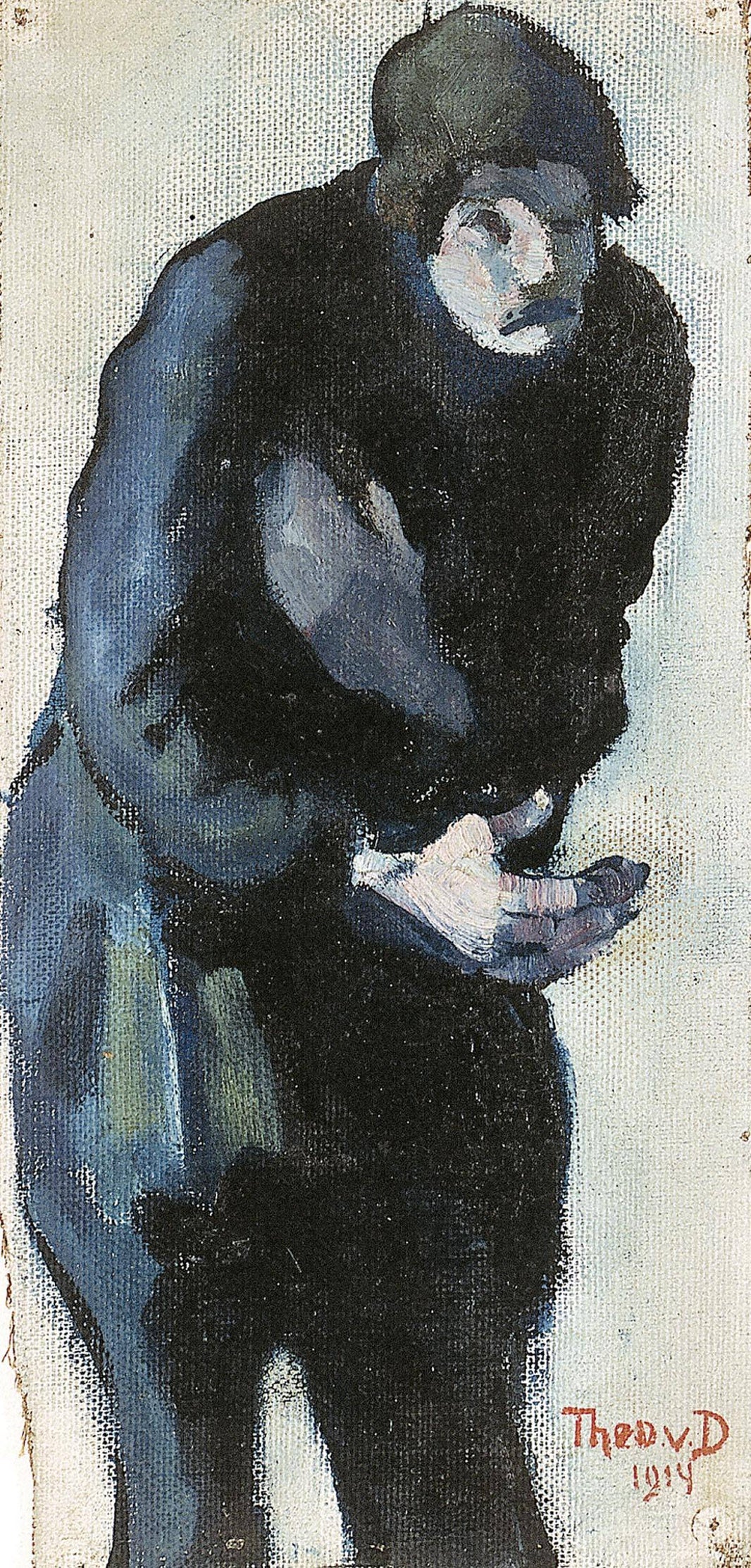Beggar by Theo van Doesburg, hand-painted portrait oil painting reproduction on canvas